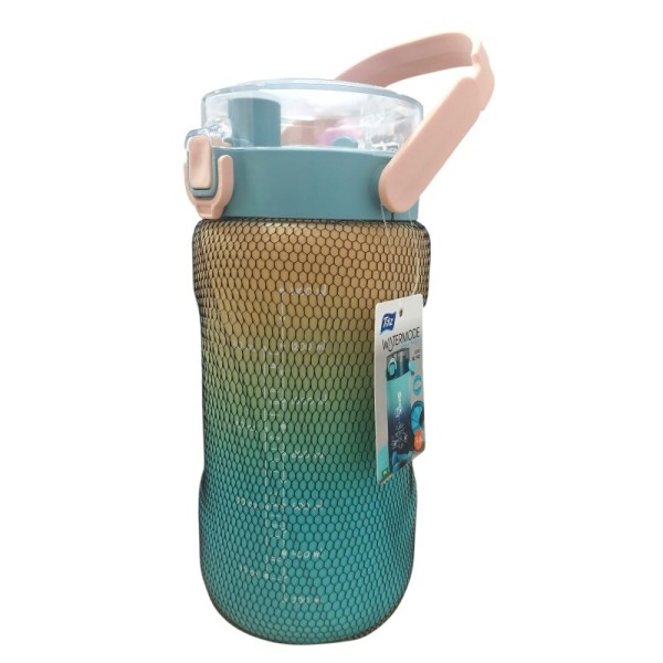 BOUTEILLE D'EAU AQUATIQUE AVEC PAILLE 1500ML TITIZ