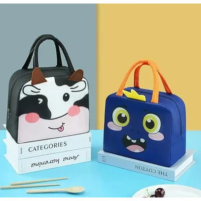 SAC À GOÛTER ISOTHERME 22*11*18CM MOTIF CARTOON  - 4