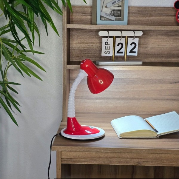 LAMPE DE BUREAU E27 AVEC INTERRUPTEUR COULEURS