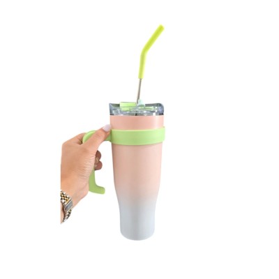 GOBLET THERMOS ISOTHERME 1200 ML AVEC COUVERCLE À PAILLE EN INOX ET POIGNÉE  - 4 GOBLET THERMOS ISOTHERME 1200 ML AVEC COUVERCLE À PAILLE EN INOX ET POIGNÉE  - 4