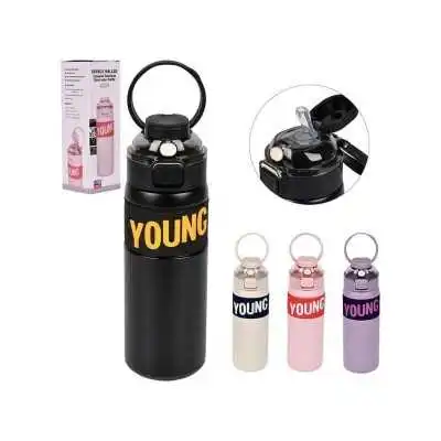 THERMOS AVEC PAILLE 650ML YOUNG - 3