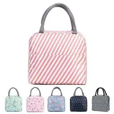 SAC À GOÛTER ISOTHERME AVEC POCHE 23*10*19CM  - 4