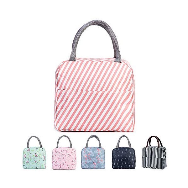 SAC À GOÛTER ISOTHERME AVEC POCHE 23*10*19CM