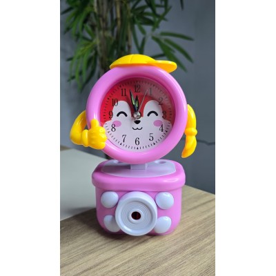 HORLOGE RÉVEIL AVEC TAILLE CRAYON POUR ENFANT  - 1