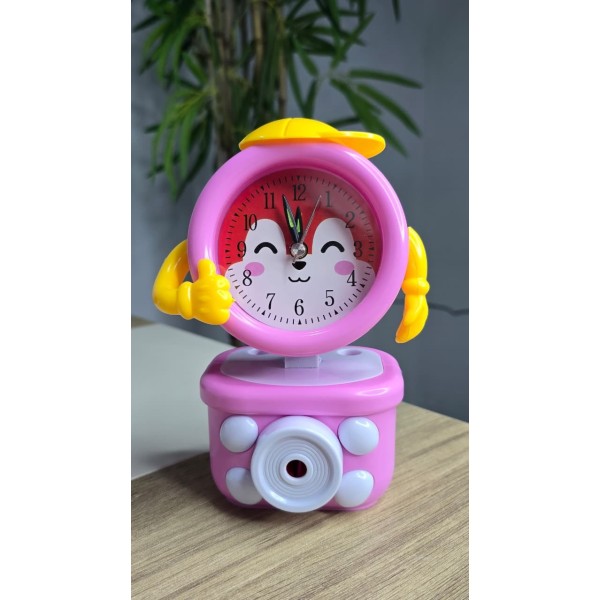 HORLOGE RÉVEIL AVEC TAILLE CRAYON POUR ENFANT