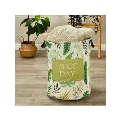 PANIER À LINGE, SAC DE RANGEMENT DE JOUETS POUR ENFANTS Ø39*49CM MOTIFS - 1