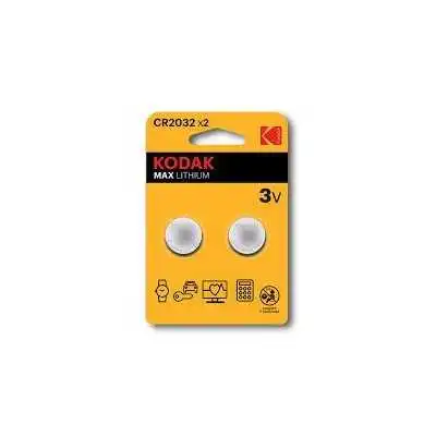 LOT DE 2 PILES BOUTON 3V CR2025 MAX LITHIUM KODAK KODAK - 1 LOT DE 2 PILES BOUTON 3V CR2025 MAX LITHIUM KODAK KODAK - 1