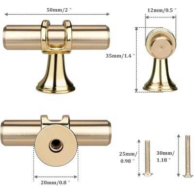 BOUTON DE PORTE EN ALLIAGE DE ZINC DORÉ 50*35MM - 1 BOUTON DE PORTE EN ALLIAGE DE ZINC DORÉ 50*35MM - 1