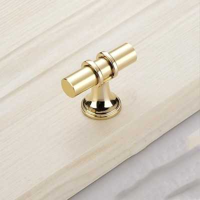 BOUTON DE PORTE EN ALLIAGE DE ZINC DORÉ 50*35MM - 3 BOUTON DE PORTE EN ALLIAGE DE ZINC DORÉ 50*35MM - 3