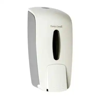 DISTRIBUTEUR DE SAVON LIQUIDE 600ML BLANC ENRICO CAVALLI  - 1