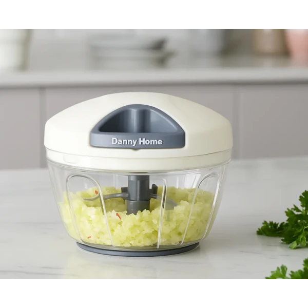 HACHOIR MANUEL À CORDE DELUXE DANNY HOME – HACHOIR À TIRETTE TRI-BLADE