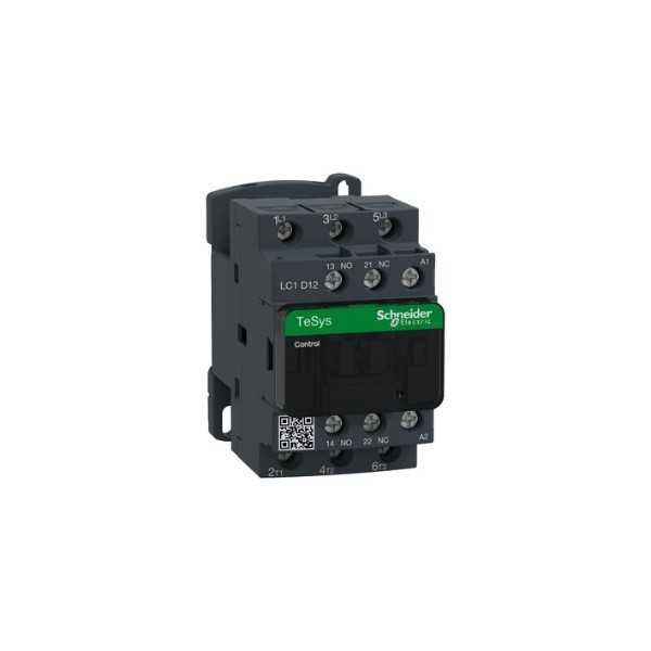 CONTACTEUR 3 PÔLES 12A 5.5KW BOBINE 220V LC1D12P7 SCHNEIDER