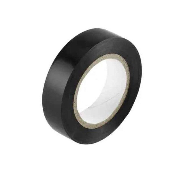 RUBAN TOILE ISOLANTE 10M NOIR LARGEUR 1CM GP