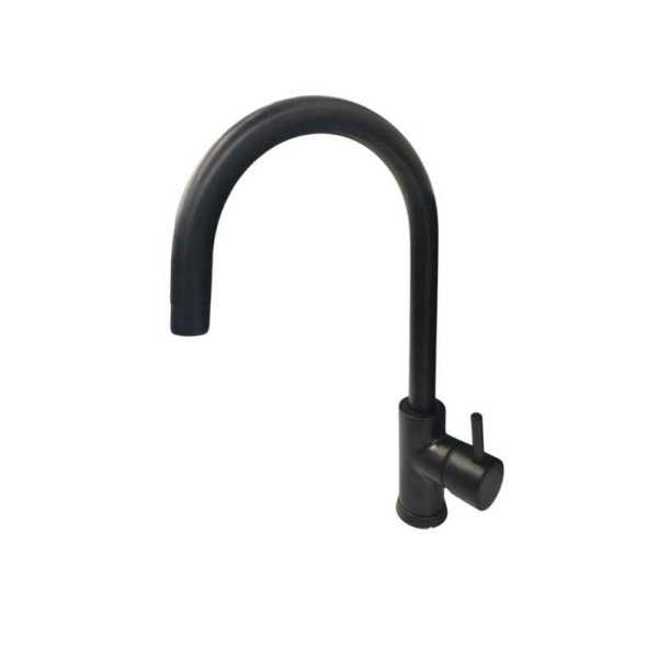 MITIGEUR ÉVIER VERTICAL BIZERTE NOIR MAT SOPAL