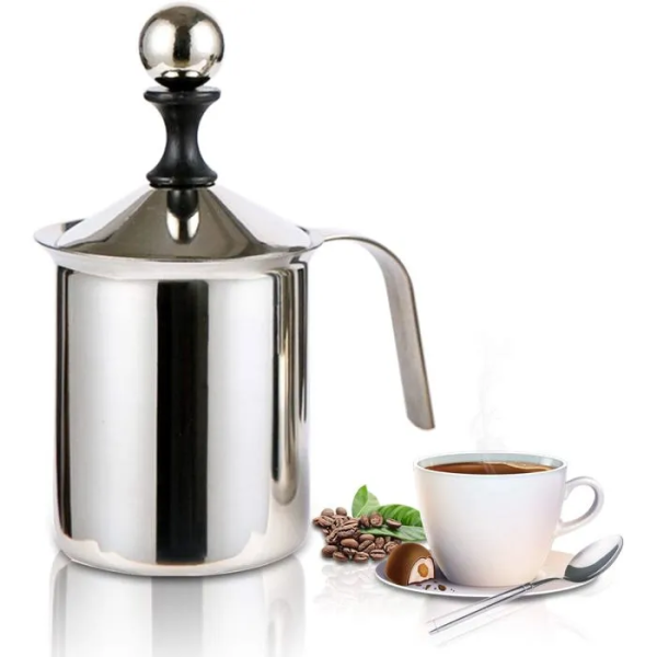 MOUSSEUR À LAIT EN INOX 0.4L