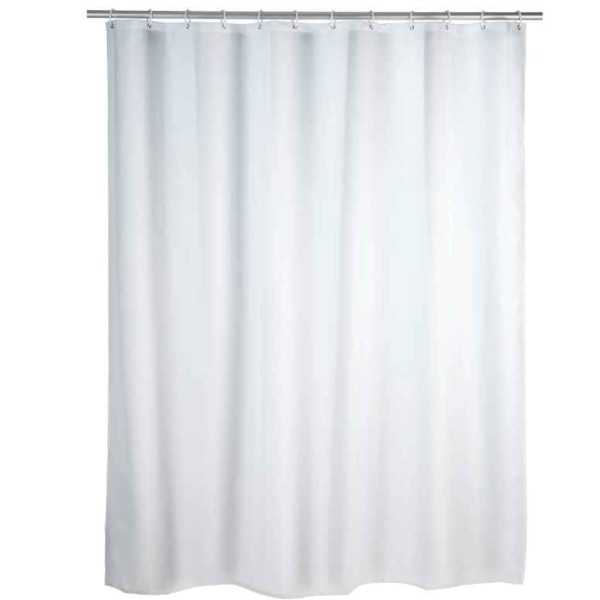 RIDEAU DE DOUCHE EN POLYESTER 200*180CM UNI PLASTICOS
