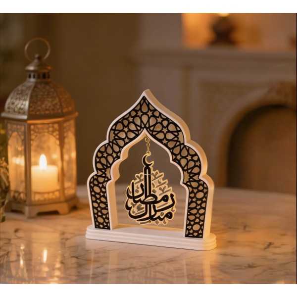 DECORATION RAMADAN EN PLASTIQUE HAUTEUR 18CM