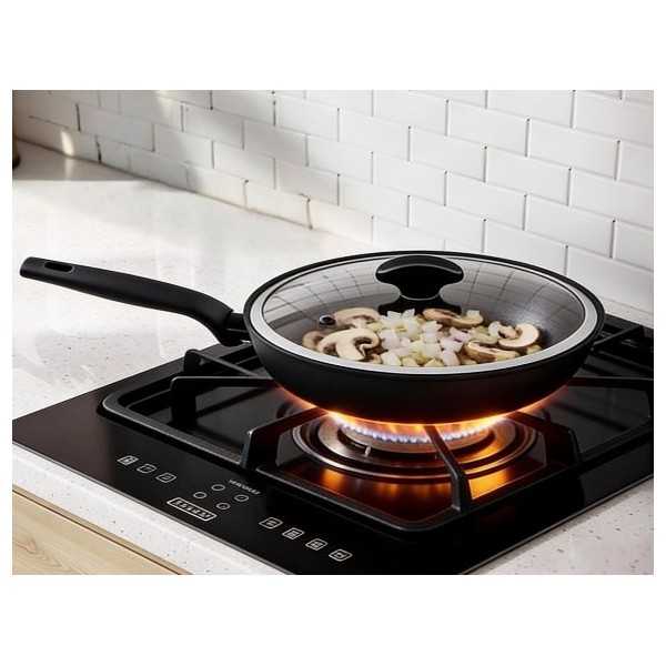 SAUTEUSE AVEC COUVERCLE Ø24CM BLACK PEARL TEM