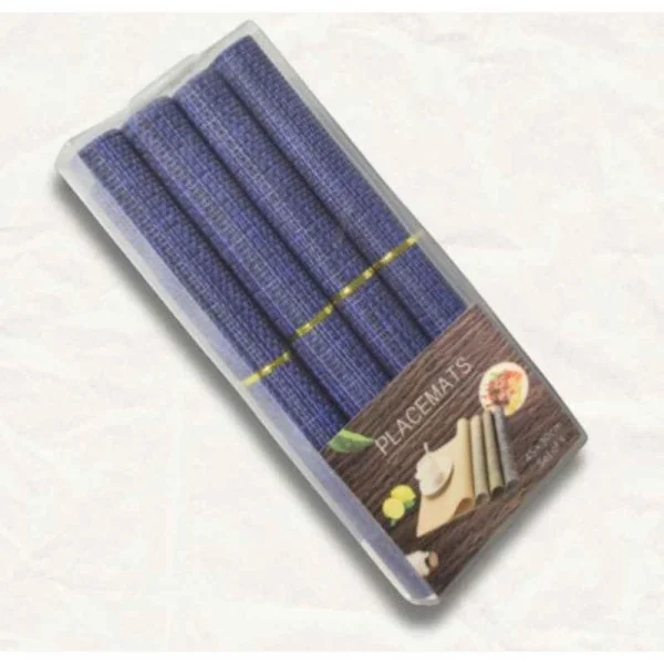 LOT DE 4 SETS DE TABLE RECTANGULAIRES EN PLASTIQUE 45*30 CM