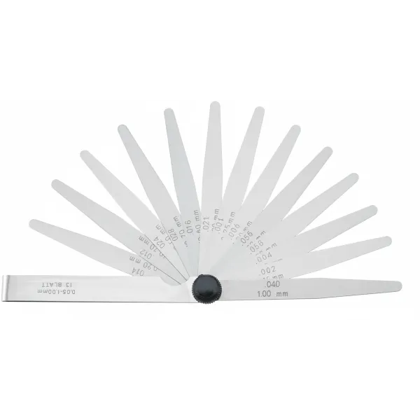 JEU DE JAUGES D'ÉPAISSEUR 20 PIÈCES 0.05-1MM