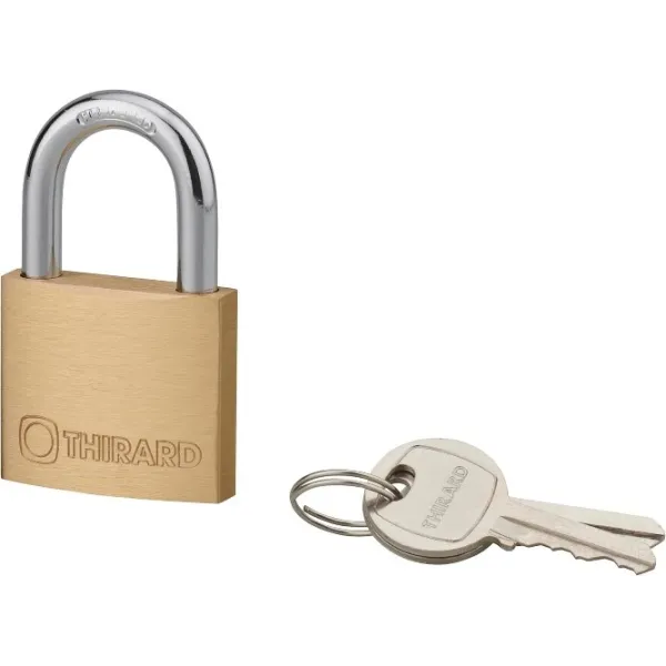 CADENAS EN LAITON 50MM AVEC 2CLÉS THIRARD