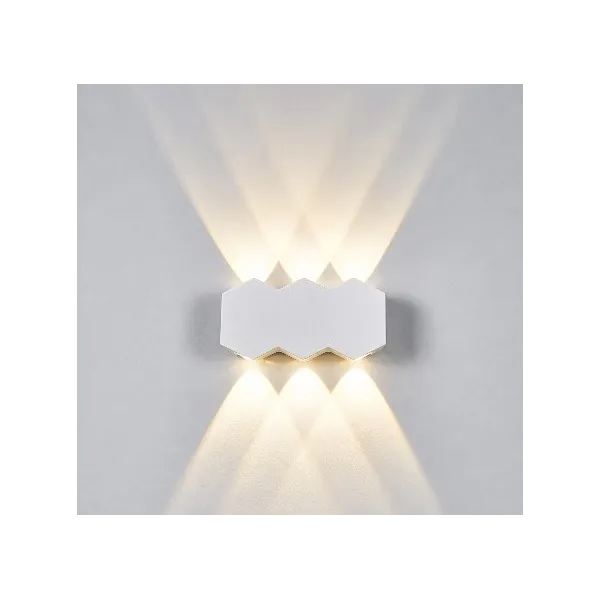 APPLIQUE EXTERIEURE LED BLANCHE AT003 6W AT LIGHTING