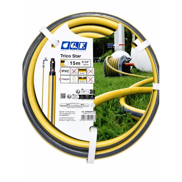 TUYAU D'ARROSAGE Ø15MM 15M TRICOSTAR GFGARDEN