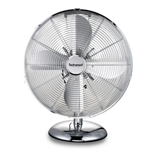 VENTILATEUR DE TABLE Ø30CM 45W TVI-339 CHROMÉ TECHWOOD