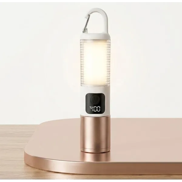 LAMPE DE POCHE LED RECHARGEABLE USB 360° AVEC 4 MODES D'ÉCLAIRAGE