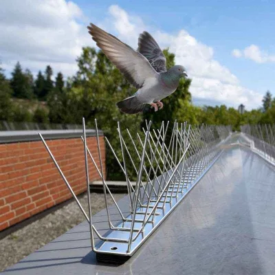 PIC ANTI-PIGEON SUR BARRE EN INOX 50CM