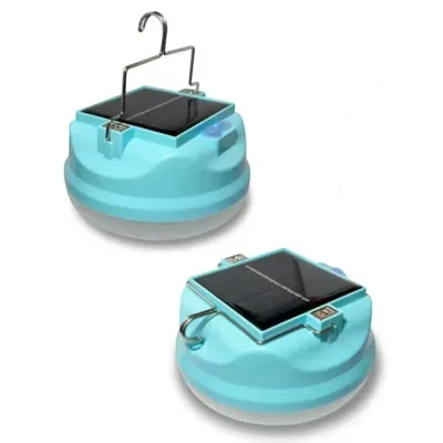 LAMPE DE CAMPING SOLAIRE LED RECHARGEABLE USB 50W LUMIÈRE BLANCHE