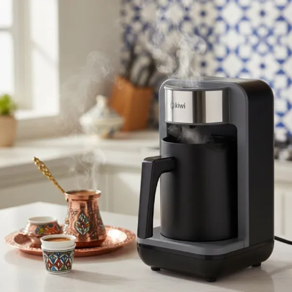 MACHINE À CAFÉ TURC AUTOMATIQUE 250ML NOIR KCM-7570 KIWI