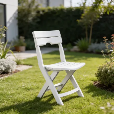 CHAISE PLIANTE BLANC RUSPINA SOTUFAB PLAST SOTUFAB PLAST - 1
