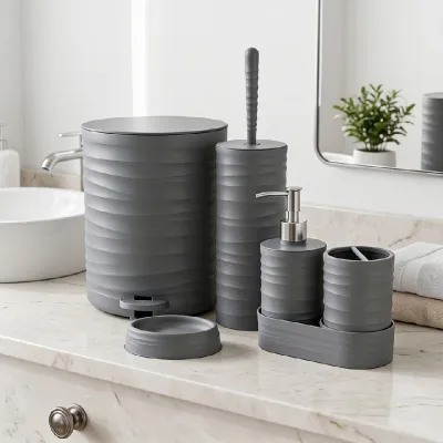 ENSEMBLE DE 7 ACCESSOIRES DE SALLE DE BAIN