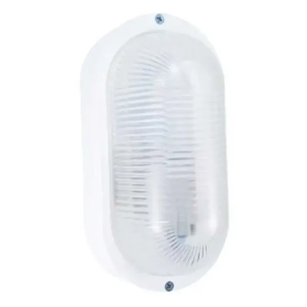 HUBLOT OVAL SANS GRIL E27 75W BLANC STIEL