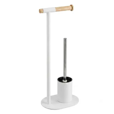 PORTE-PAPIER TOILETTE AVEC BROSSE