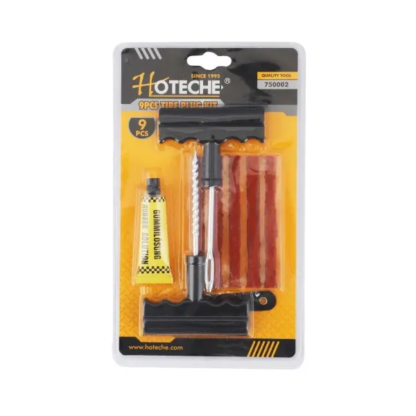 KIT DE RÉPARATION DES PNEUS 9 PIÈCES HT750002 HOTECHE
