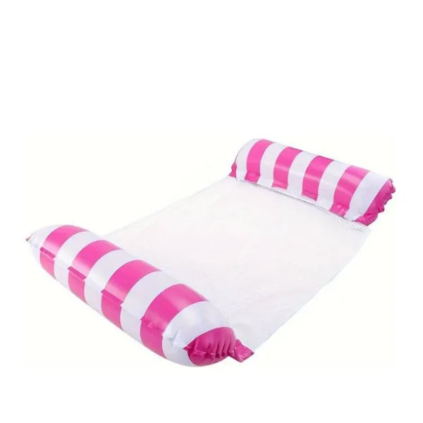 HAMAC GONFLABLE AVEC FILET 126*68CM COULEURS
