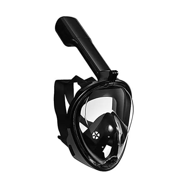 MASQUE DE PLONGÉE INTÉGRAL AVEC TUBA DÉTACHABLE – DESIGN ANTI-BUÉE ET PLIABLE POUR ADULTES