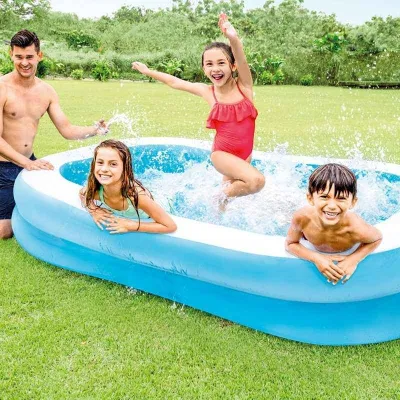 PISCINE GONFLABLE RECTANGULAIRE