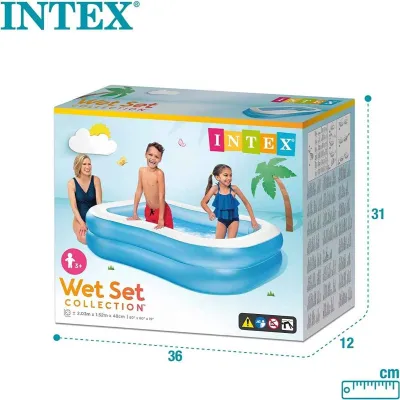 PISCINE GONFLABLE RECTANGULAIRE