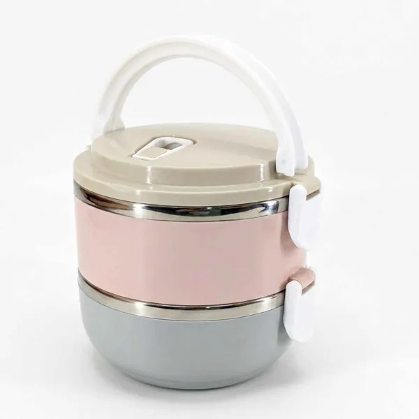 BOÎTE À REPAS ISOTHERME À 2 COMPARTIMENTS 1.4L COULEURS