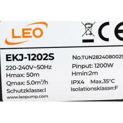 POMPE JET EKJ-1202S INOX-M 1.6CV LEO