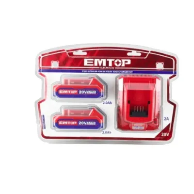 KIT DE 2 BATTERIES 2.0AH AVEC CHARGEUR