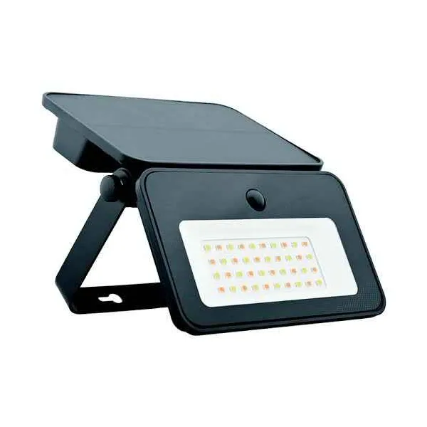 PROJECTEUR LED SOLAIRE 50W AVEC DÉTECTEUR DE MOUVEMENTS AT LIGHTING