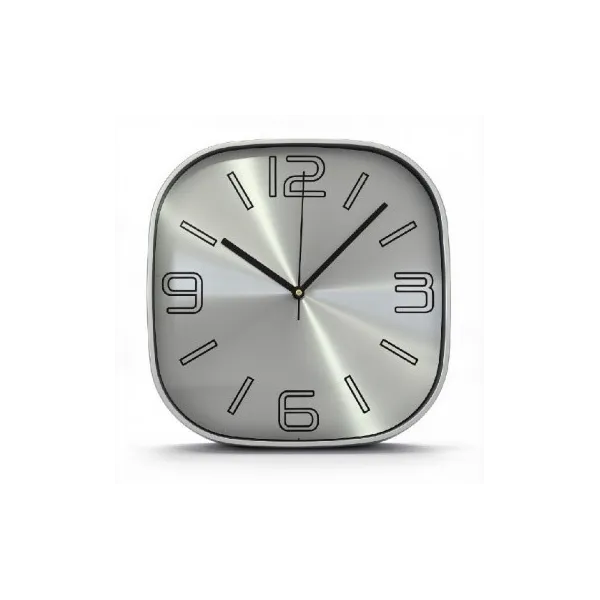 HORLOGE MURALE 30*30CM CARRÉ AVEC COIN ARRONDIE COULEURS