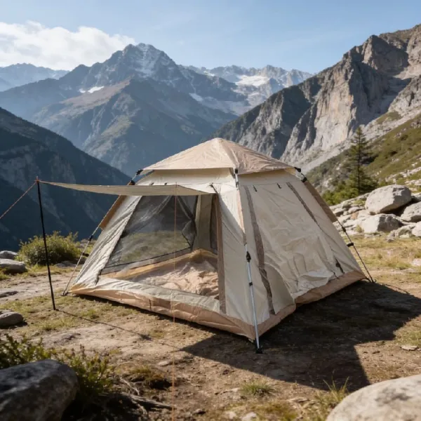 TENTE AUTOMATIQUE POUR PLAGE ET CAMPING 6 PLACES 220*220*160CM