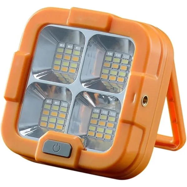 LAMPE DE CAMPING LED SOLAIRE & USB AVEC 4 MODES D'ÉCLAIRAGE