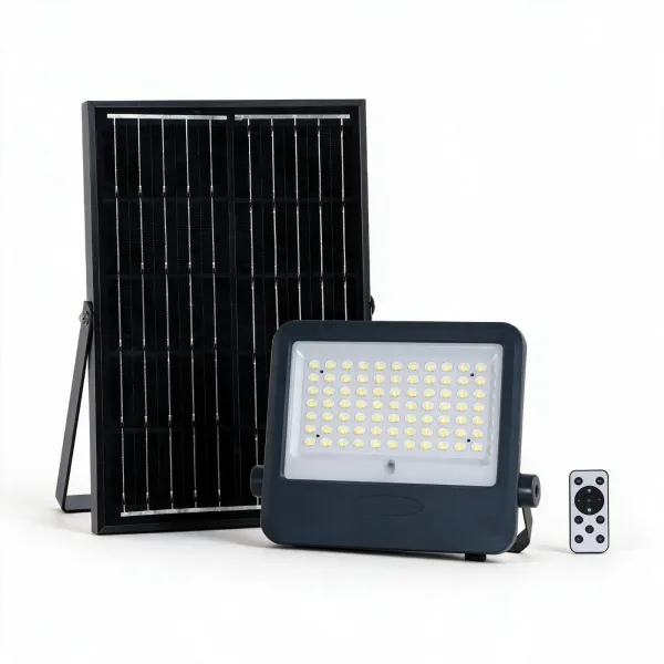 PROJECTEUR LED AVEC PANNEAU SOLAIRE ET TÉLÉCOMMANDE TK20-200W IP66 RADIANCE LIGHTING