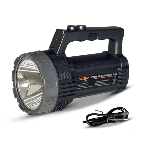 TORCHE LED RECHARGEABLE USB 30W TL430 ACEM